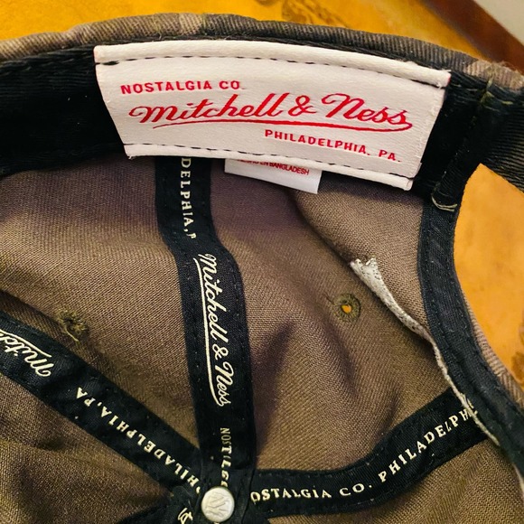 Mitchell & Ness NBA Washington Warriors Unisex StrapBack Camo Hat Michael Jordan - Picture 10 of 12